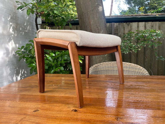 Farstrup Mobler Deense Voetenbank Pouf – Hockers en poefs, Textile, Wood (photo 13 of 16)