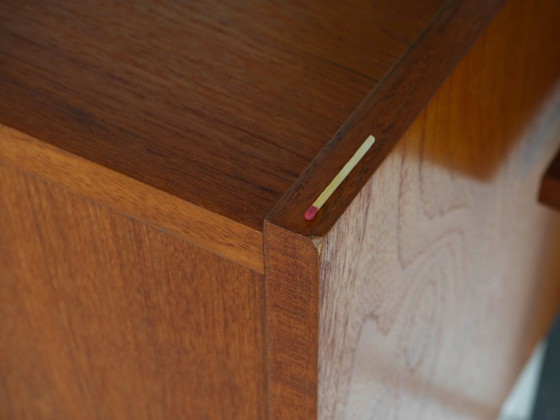 Danish Modular Shelving From The 1970s — Teak Veneer With Black Wall Rails, Ten Shelves – Bookcases, Wood (photo 14 of 18)