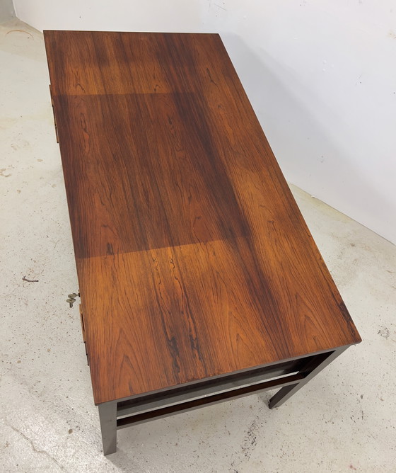 Image 1 of Bureau en bois de rose par Kai Kristiansen pour FM Møbler