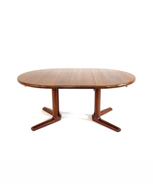 Vintage extendable Danish dining table, Dyrlund ‘70