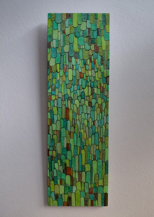 Forest Blues – schilderijen tekeningen, Wood