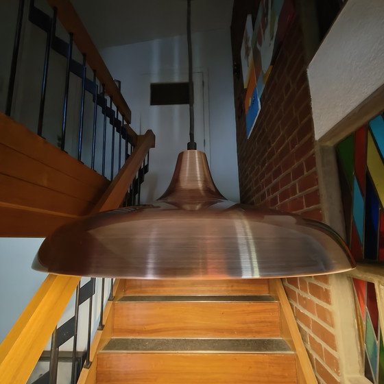 Image 1 of Philips hanglamp in mid-century stijl, geborsteld koper – 40 cm