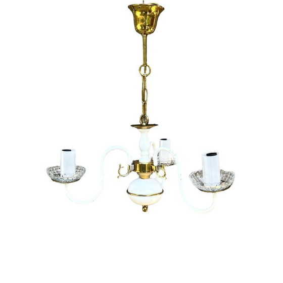 Image 1 of AKA Leuchten chandelier, Hollywood Regency style, Germany, 1970s.