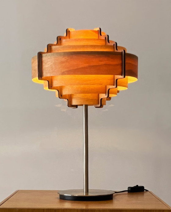 Mid-Century Modern – The Retrograde, Table lamps, Metal, Wood (photo 10 of 14)