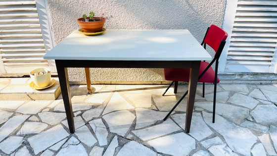 Image 1 of Table de Ferme Vintage Chêne Massif