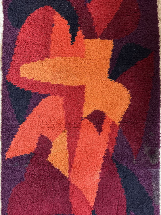 Image 1 of Skandinavischer Pop-Art-Teppich aus den 1970er Jahren