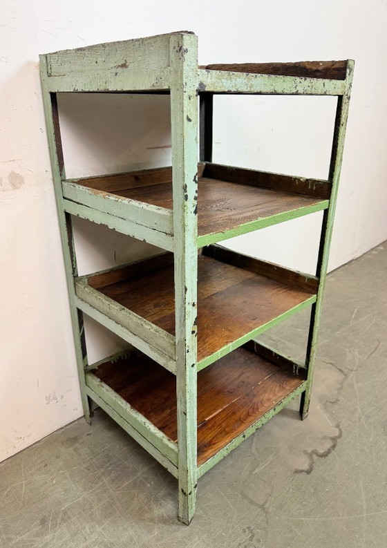 Image 1 of Scaffale industriale verde, anni '60