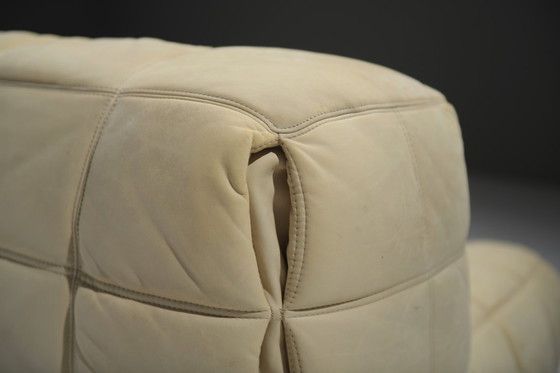 Image 1 of Stunning Kashima Sofa in original leather by Michel Ducaroy for Ligne Roset 1980