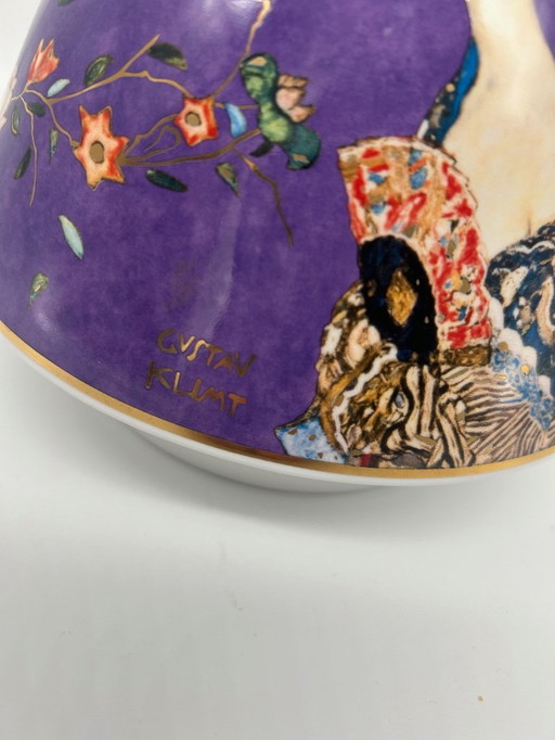 Klimt porcelain vase produced by Goebel Artis Orbis