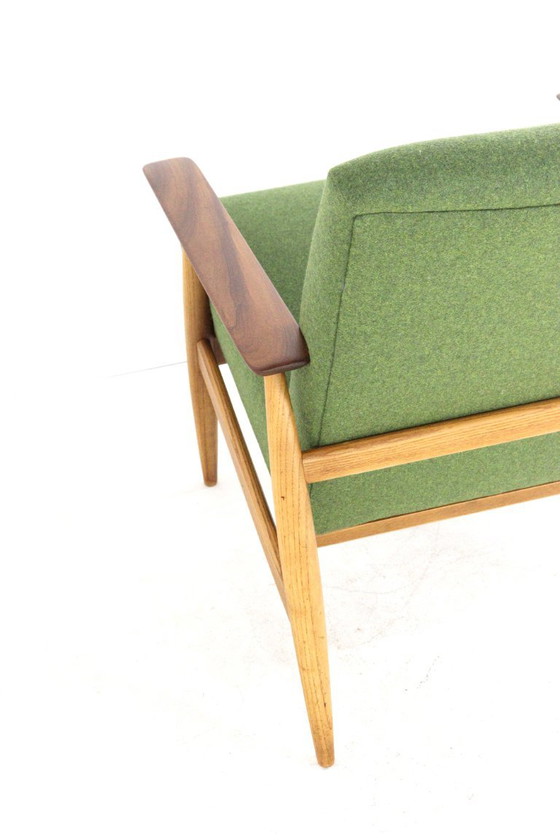 Vintage armchair easy chair newly upholstered – Wood (photo 12 of 13)