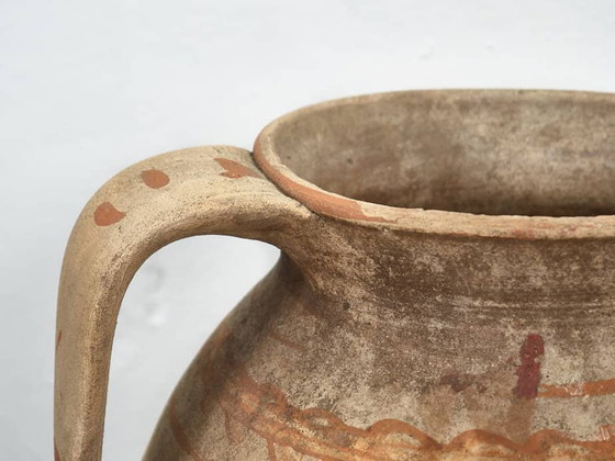 Antique wabi-sabi-style ceramic vase (c. 1920) #5 (photo 3 of 3)