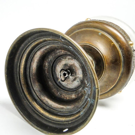 20th Century Pendant Lamp, Austro-Hungary, 1890s – Glass, Brass (photo 6 of 14)