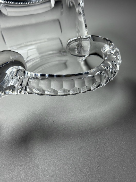 Image 1 of Val Saint Lambert - jaren 1900 - handgeslepen kristallen kan - 1 liter