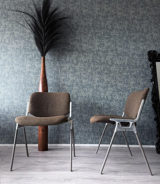 Image 1 of 3x Sedie Castelli DSC 106 d'epoca di Giancarlo Piretti