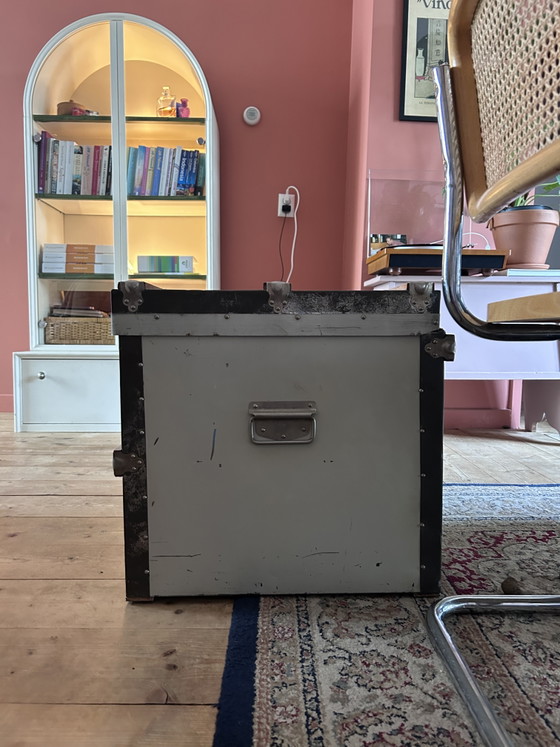 Image 1 of Authentieke Vintage Steamer Trunk – BALK Arnhem.