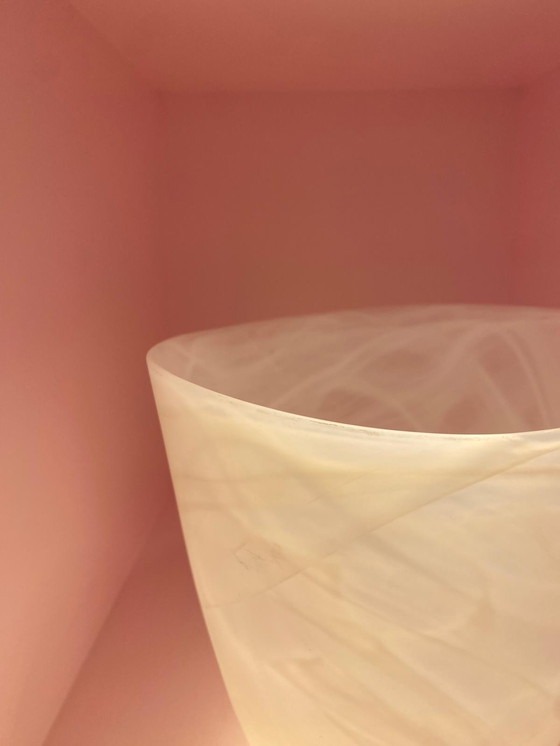 Image 1 of Vintage handgeblazen vaas met Swirl effect 