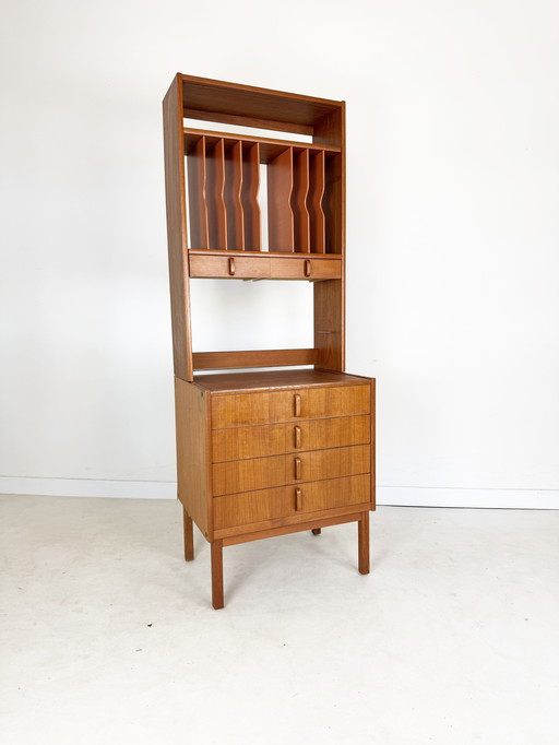 Vintage Wall Cabinet / Record Cabinet, Bertil Fridhagen For Bodafors