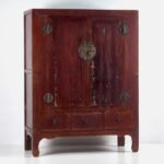 Armadio antico rosso bordeaux (Cina, c.1900) (photo 6 of 15)