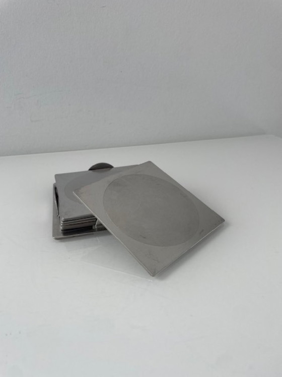 Image 1 of Ikea Groggy onderzetters (6 stuks) in houder