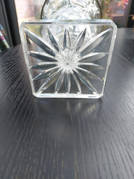 Vase gobelet en cristal vintage avec anneau en métal – Crystal, Metal (photo 4 of 5)