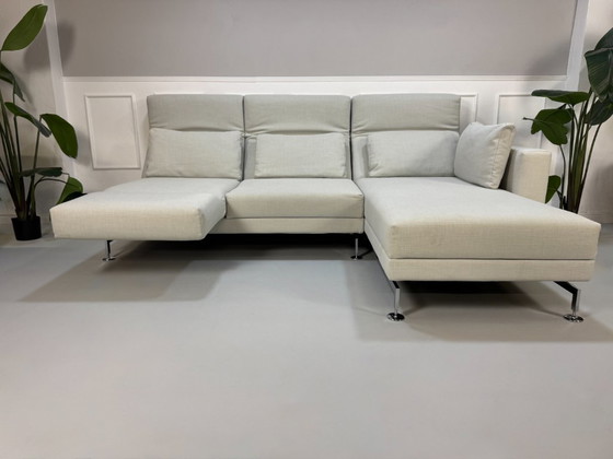 Image 1 of Brühl Moule Ecksofa Stoff Sofa Weiß Ausstellungsstück