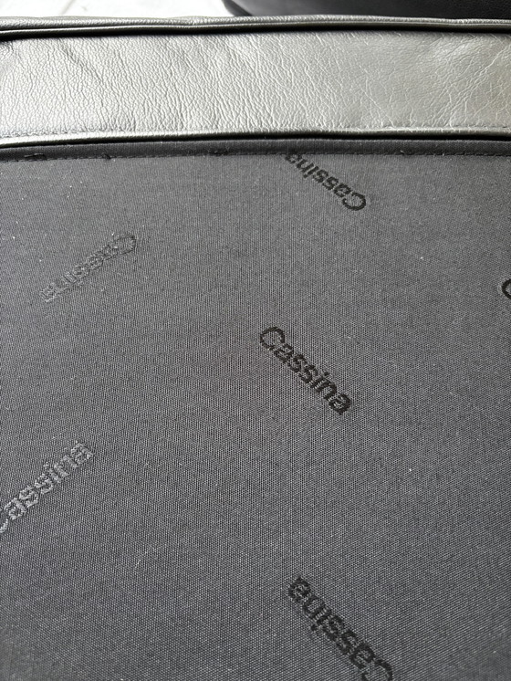 Image 1 of Cassina LC 2 Le Corbusier designer sofa black