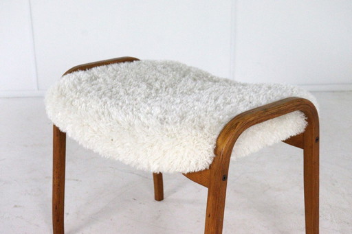 Yngve Ekstrom per Swedese Lamino poggiapiedi vintage