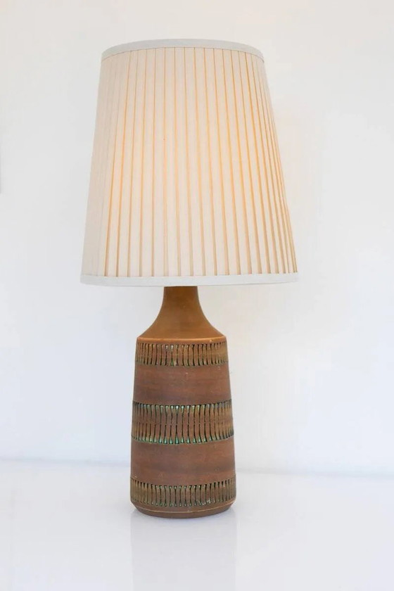 Image 1 of Mid-century modern Scandinavian pottery table lamp by Anagrius, 1970s