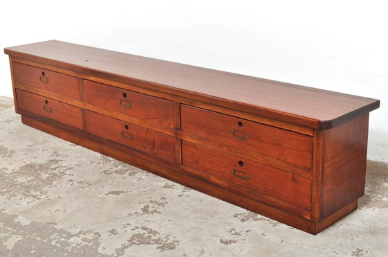 Image 1 of Antike Mahagoni-Kommode / Fernsehschrank, 1930er Jahre