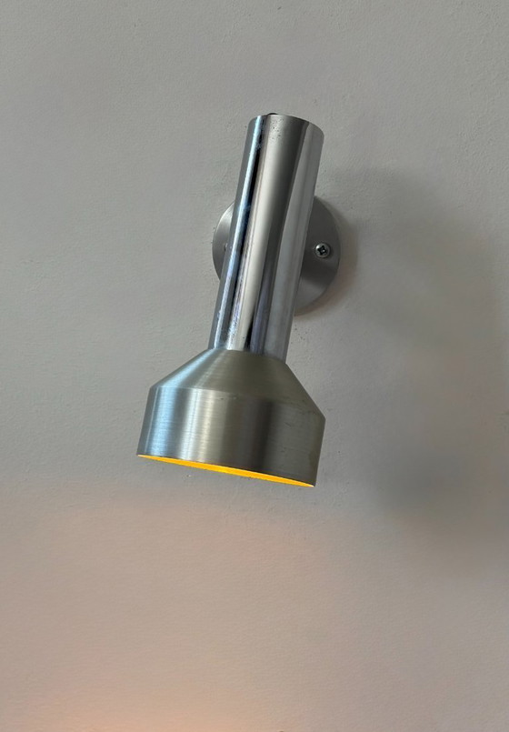 Image 1 of Applique vintage regolabile, metallo cromato e spazzolato, Francia, 1970