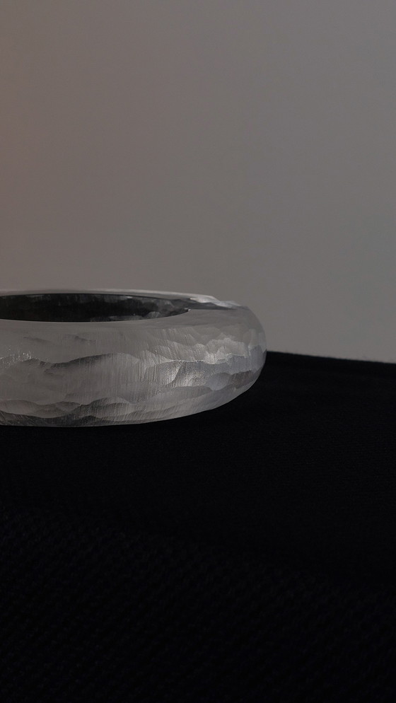 Image 1 of Vintage Vicke Lindstrand ijsglazen asbak Kosta Boda.