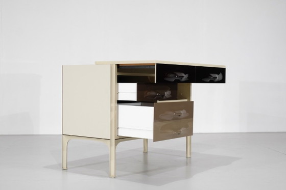 Bureau "DF2000" conçu par Raymond Loewy pour Doubinsky Frères, France 1960s. – Bureaux, Metal (photo 7 of 20)