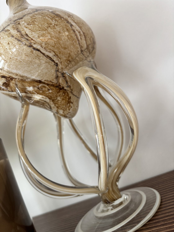 Image 1 of Handgemaakt Poolse glazen olielamp atelier Jozefina Krosno