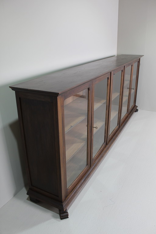 Antike Vitrine, großes Sideboard - Niederländisch-Ostindien, 1920er - 1930er Jahre