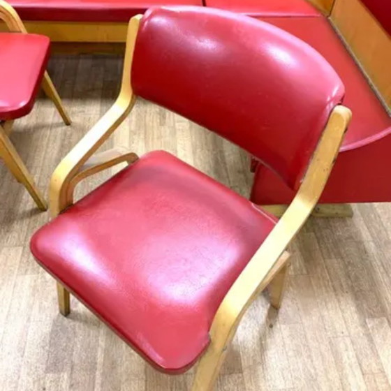 Image 1 of Mid-Century Retro Vintage Ludvík Volák Bench & 2 Chairs, 1970s