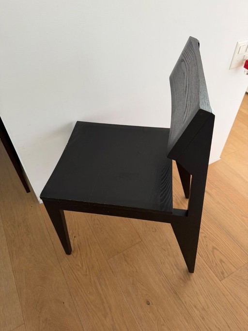 4 Sillas Negras OBJEKTE UNSERE Tage – eetkamerstoelen, Wood (photo 2 of 10)