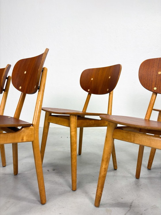 Set 'SB11' Dining chairs by Cees Braakman for Pastoe – Wood (photo 6 of 19)