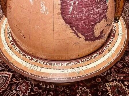 Globo bar da terra classico italiano Zoffoli Aries, Sgabelli da bar, Bronzo, Legno (foto 14 di 18)