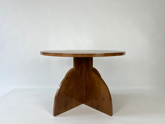 Modernist / Art Deco walnut occasional side table, circa 1930-50 – Wood (photo 2 of 8)