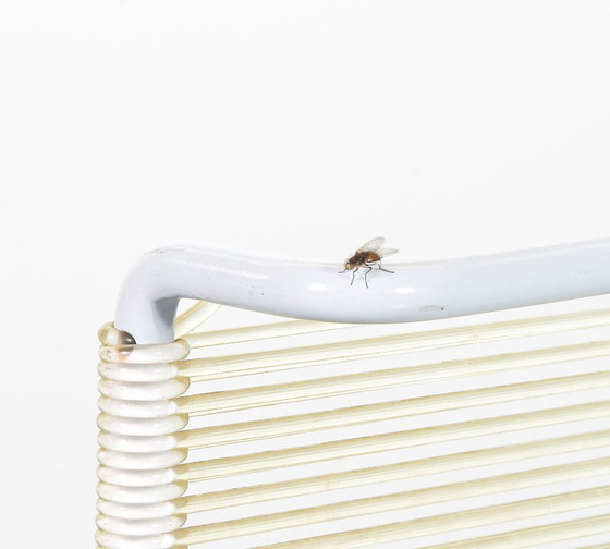 Image 1 of Ensemble de 2 chaises d'appoint italiennes minimalistes Flyline 'Spaghetti' par Giandomenico Bellotti, Italie, années 1970