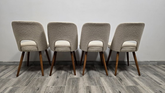 Image 1 of Eetkamerstoelen van Oswald Haerdtl voor Ton, set van 4