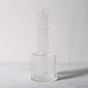 Piccolo vaso vintage in vetro trasparente / Elegante vaso per un singolo fiore / Svezia / Anni 2000