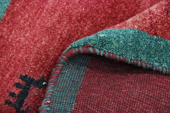 Image 1 of Original Persian carpet Gabbeh Ghashghai oriental carpet 126 cm x 86 cm old natural