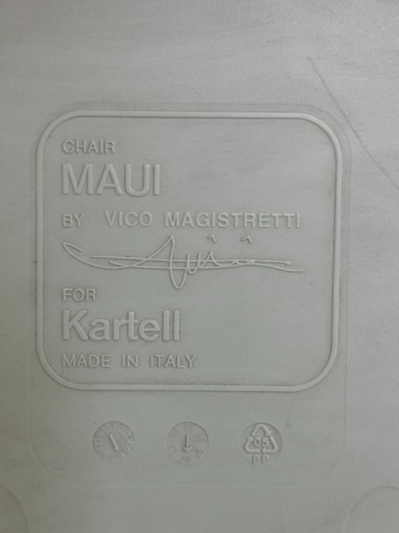 Image 1 of 15 x Kartell Maui stoelen