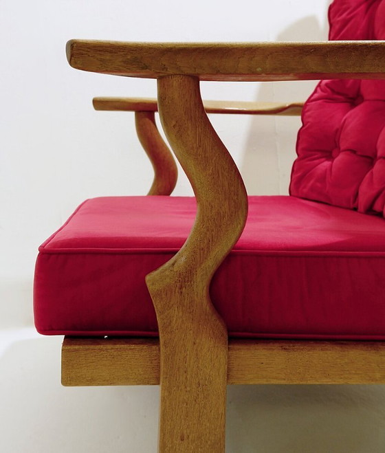 Image 1 of Fauteuil « Grand Repos » de Guillerme & Chambron pour Votre Maison - Années 1960