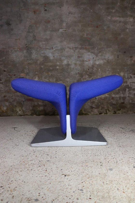 Image 1 of Artifort - F582 - Ribbon Chair + Ottoman - Pierre Paulin - 1990s