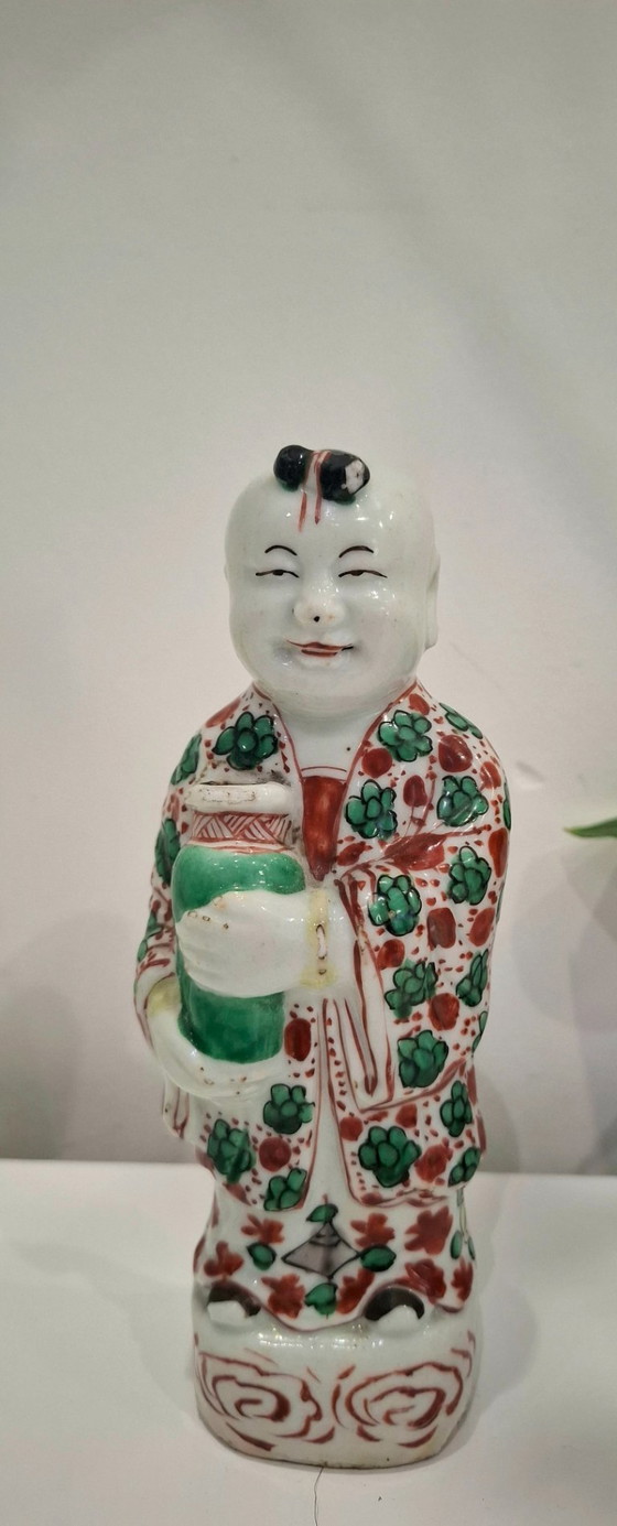 Image 1 of Chinese Family Verte Porcelain figurine