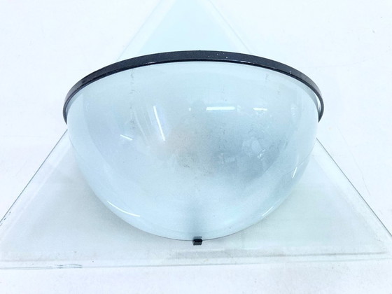 Image 1 of 2 Lampade da parete in vetro Lamperti Illo Design Alberto Podesta anni '80 Postmoderno