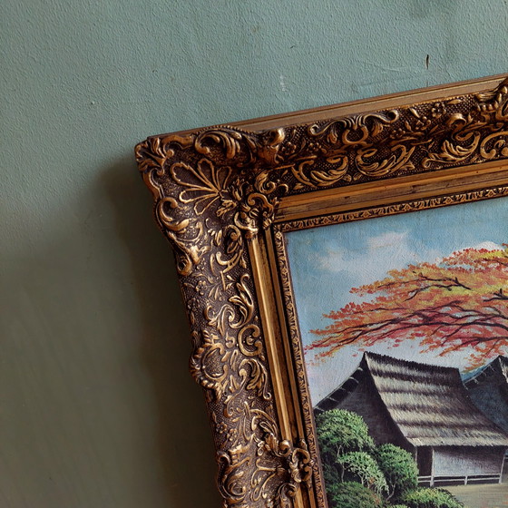 Image 1 of Dipinto in cornice originale d'epoca