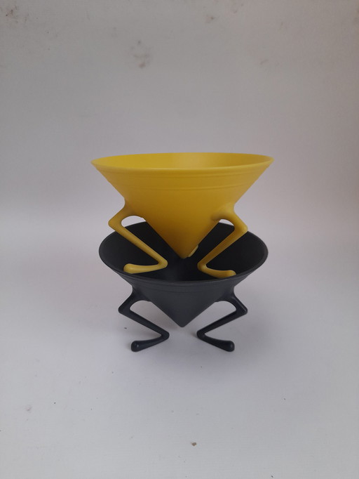 Set of 2 Christy Christopher Dresser Alessi sugar bowls